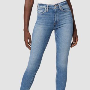 Hudson Barbara High-Rise Super Skinny Blue Jeans